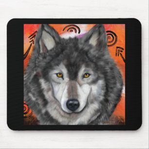 Alfombrilla De Ratón Arte de Lobo
