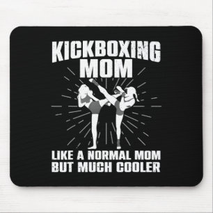Alfombrilla De Ratón Arte de mamá kickboxing para madre mujeres kickbox