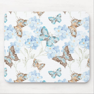 Alfombrilla De Ratón Arte de mariposa pinchada