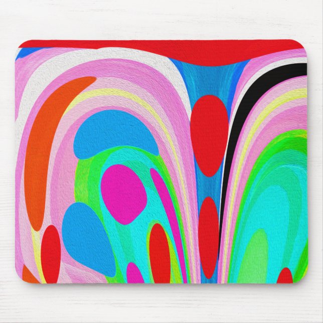 Alfombrilla De Ratón Arte de momentos alegres (Frente)