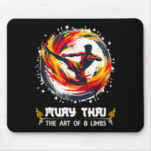 Alfombrilla De Ratón Arte de Muay Thai MMA Boxeo Tailandés Kickboxing M