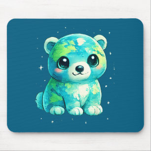 Alfombrilla De Ratón Arte de oso polar del día de la Tierra 2026