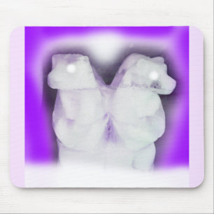 Alfombrilla De Ratón Arte de osos de hielo