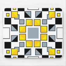 Arte de patrón de colcha geométrica moderna