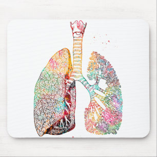 Alfombrilla De Ratón Arte de pulmones