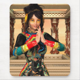 Alfombrilla De Ratón Arte de retrato de fantasía de emperatriz china
