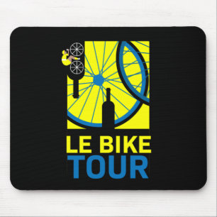 Alfombrilla De Ratón Arte de Tour de Bicicleta