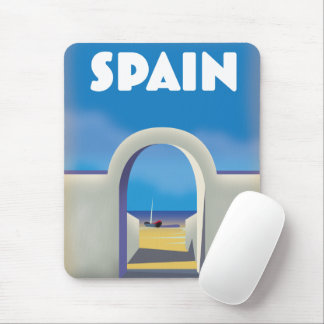 Alfombrilla De Ratón Arte de vacaciones retro España