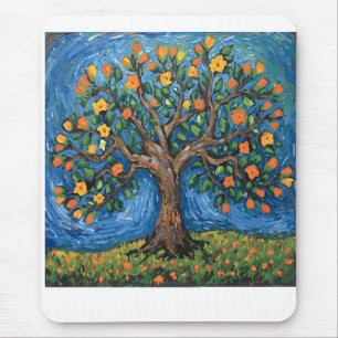 Alfombrilla De Ratón Arte del árbol de la vida, celta