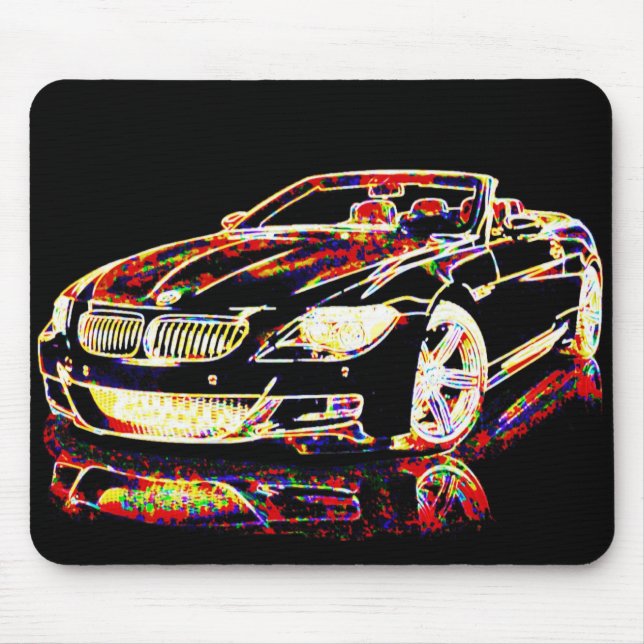 Alfombrilla De Ratón Arte del coche (Frente)