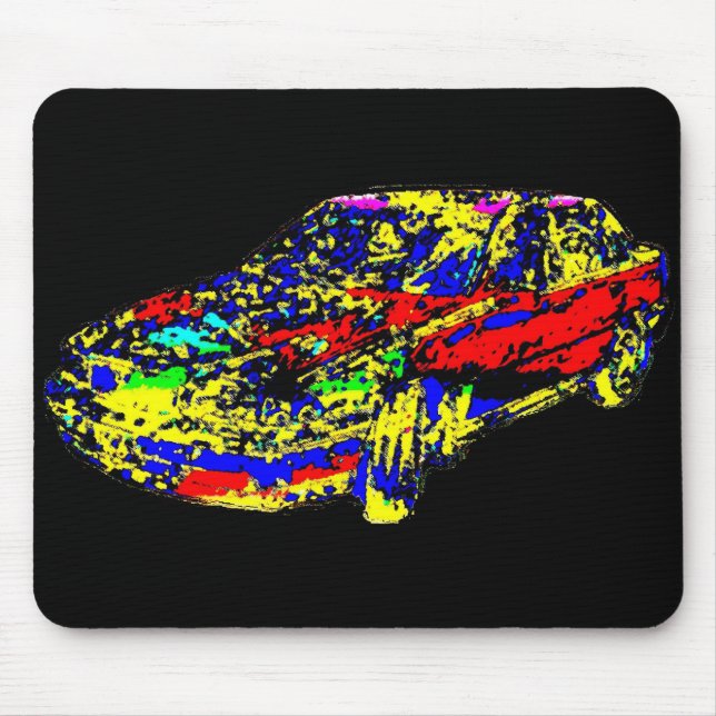 Alfombrilla De Ratón Arte del coche (Frente)