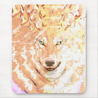 Alfombrilla De Ratón Arte del espíritu del lobo