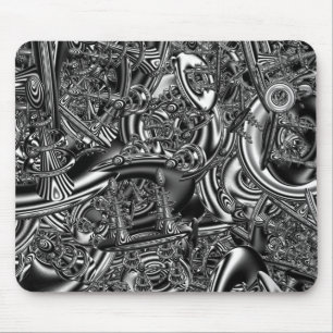 Alfombrilla De Ratón Arte del fractal de Sci fi