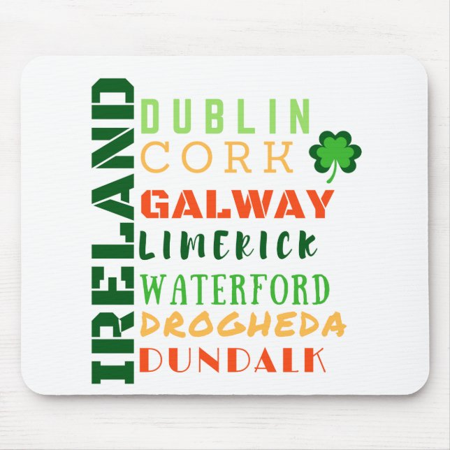 ALFOMBRILLA DE RATÓN ARTE DEL METRO DE IRLANDA (Frente)
