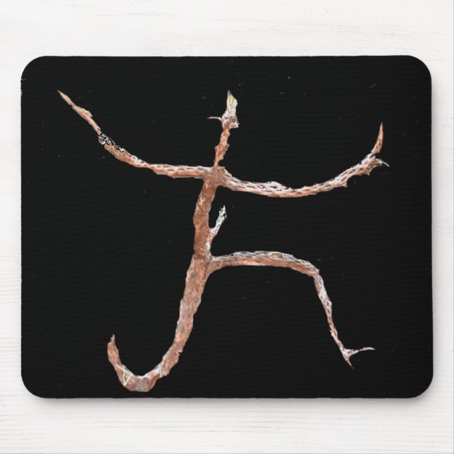 Alfombrilla De Ratón arte del palillo (Frente)