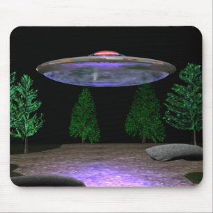 Alfombrilla De Ratón Arte del UFO Digital