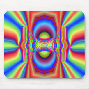 Alfombrilla De Ratón Arte digital de intersección dimensional