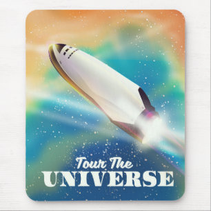 Alfombrilla De Ratón Arte espacial Tour El Universo.