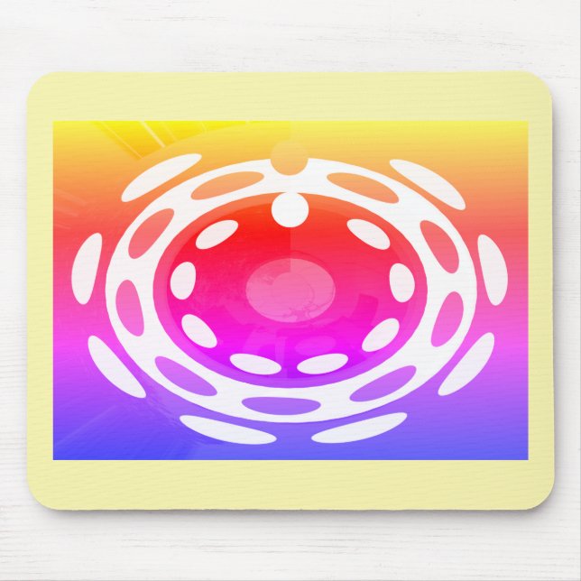 Alfombrilla De Ratón arte festivo de bonito (Frente)