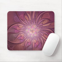 Arte floral fractal moderno abstracto colores de b