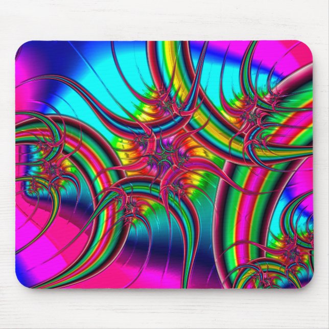 Alfombrilla De Ratón Arte Fractal 23 Mousepad (Frente)