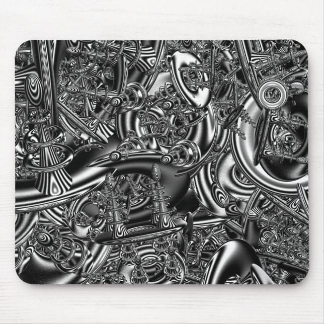Alfombrilla De Ratón Arte fractal de Sci fi (Frente)