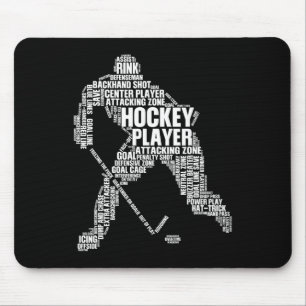 Alfombrilla De Ratón Arte Genial de Hockey sobre Hielo para Hombres Muj