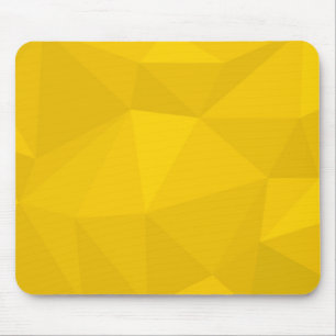 Alfombrilla De Ratón Arte geométrico amarillo, moderno, fresco, moderno