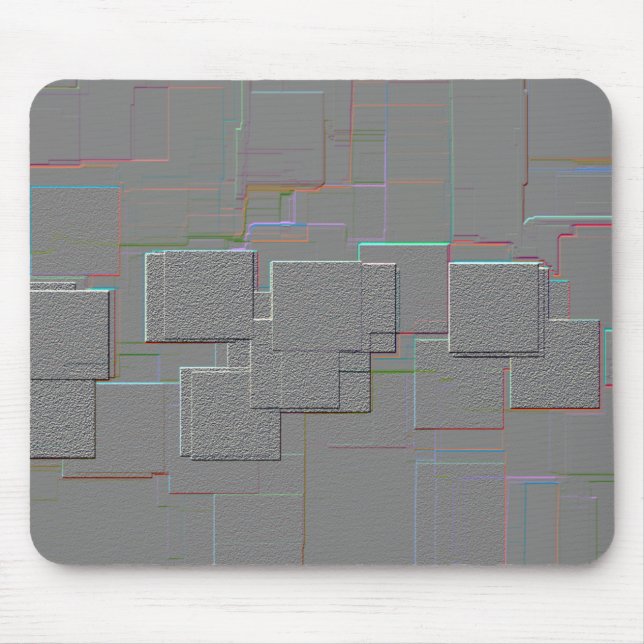 Alfombrilla De Ratón Arte geométrico "Cyber gótico" (Frente)