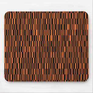 Alfombrilla De Ratón arte gráfico geométrico moderno, moderno y naranja