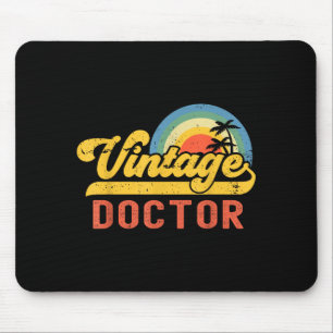 Alfombrilla De Ratón Arte Gráfico Retro Profesión Atardecer Vintage Doc