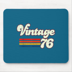 Alfombrilla De Ratón Arte Gráfico Vintage 76 Feliz Cumpleaños 50
