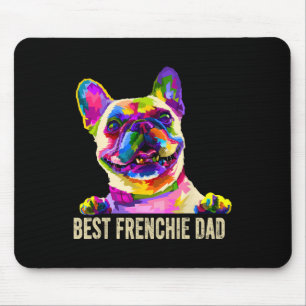 Alfombrilla De Ratón Arte Mejor Papá Frenchie Bulldog Francés Papá Perr