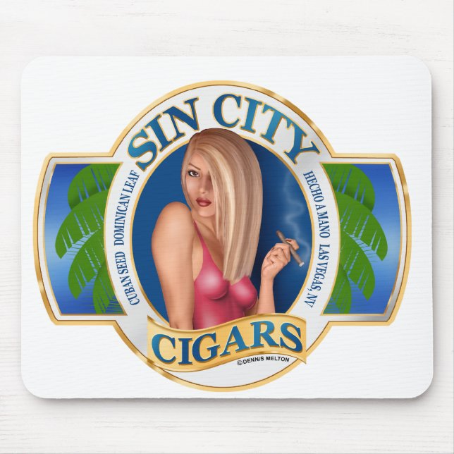 Alfombrilla De Ratón Arte Mousepad del cigarro (Frente)