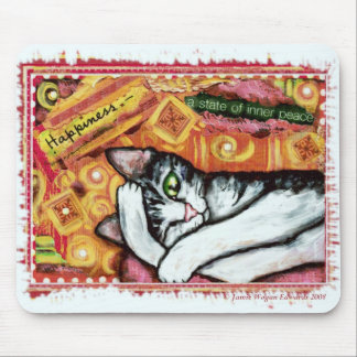 Alfombrilla De Ratón Arte Mousepad del gato del zen