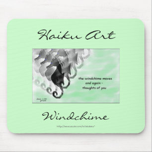 Alfombrilla De Ratón Arte Mousepad del Haiku de Windchime