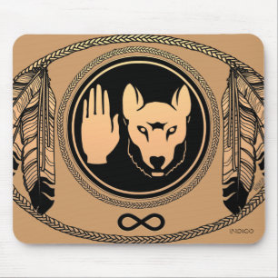 Alfombrilla De Ratón Arte nativo Mousepad de los primeros de las