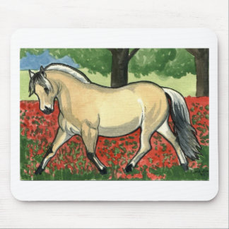 Alfombrilla De Ratón ARTE noruego del CABALLO del fiordo