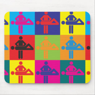 Alfombrilla De Ratón Arte pop del masaje