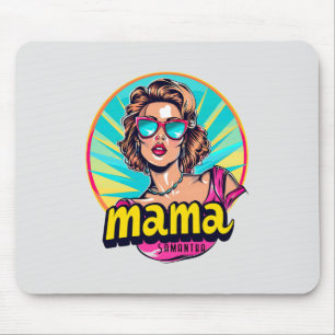 Alfombrilla De Ratón Arte Retro Mama Pop Personalizado (3)