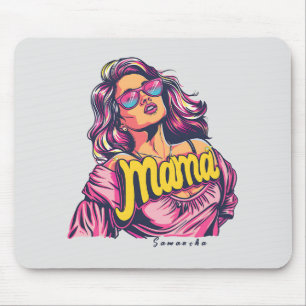 Alfombrilla De Ratón Arte Retro Mama Pop Personalizado (6)