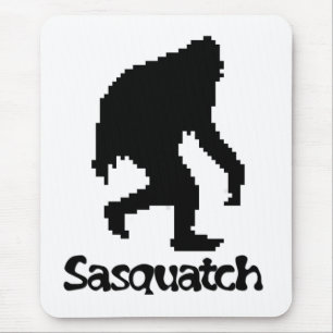 Alfombrilla De Ratón Arte Sasquatch del pixel