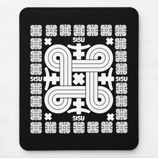 Alfombrilla De Ratón Arte Sisu finlandés (Frente)