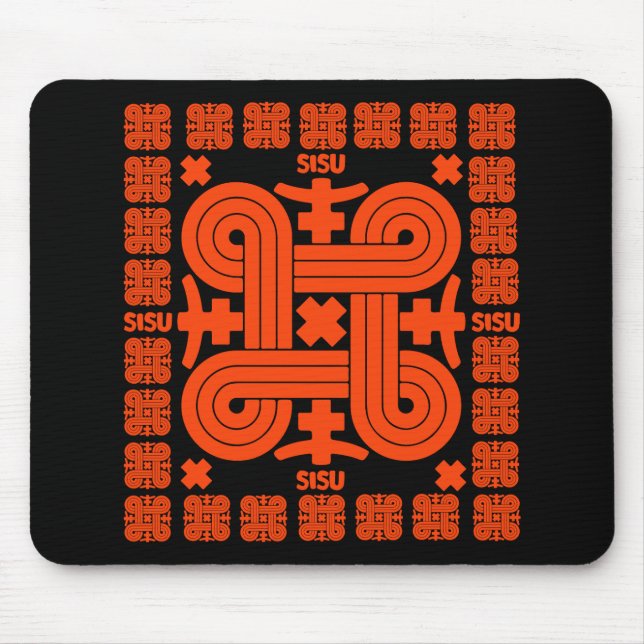 Alfombrilla De Ratón Arte Sisu finlandés (Frente)