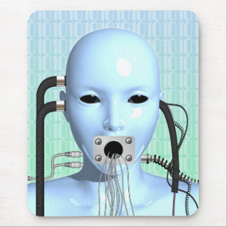 Alfombrilla De Ratón Arte surrealista moderno principal del Web