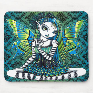 Alfombrilla De Ratón Arte verde Mousepad del Faerie del tatuaje de