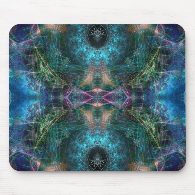 Alfombrilla De Ratón Arte visionario #63 Mousepad3 del fractal (Frente)