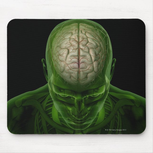 Alfombrilla De Ratón Arterias cerebrales (Frente)