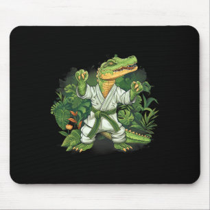Alfombrilla De Ratón Artes Marciales Caimán Judo Kickboxing Taekwondo N