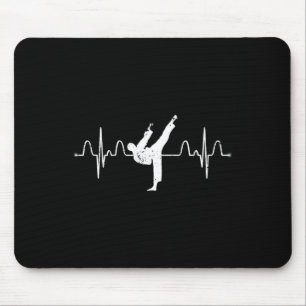 Alfombrilla De Ratón Artes marciales Karateo Heartbeat Comt Sport Athle